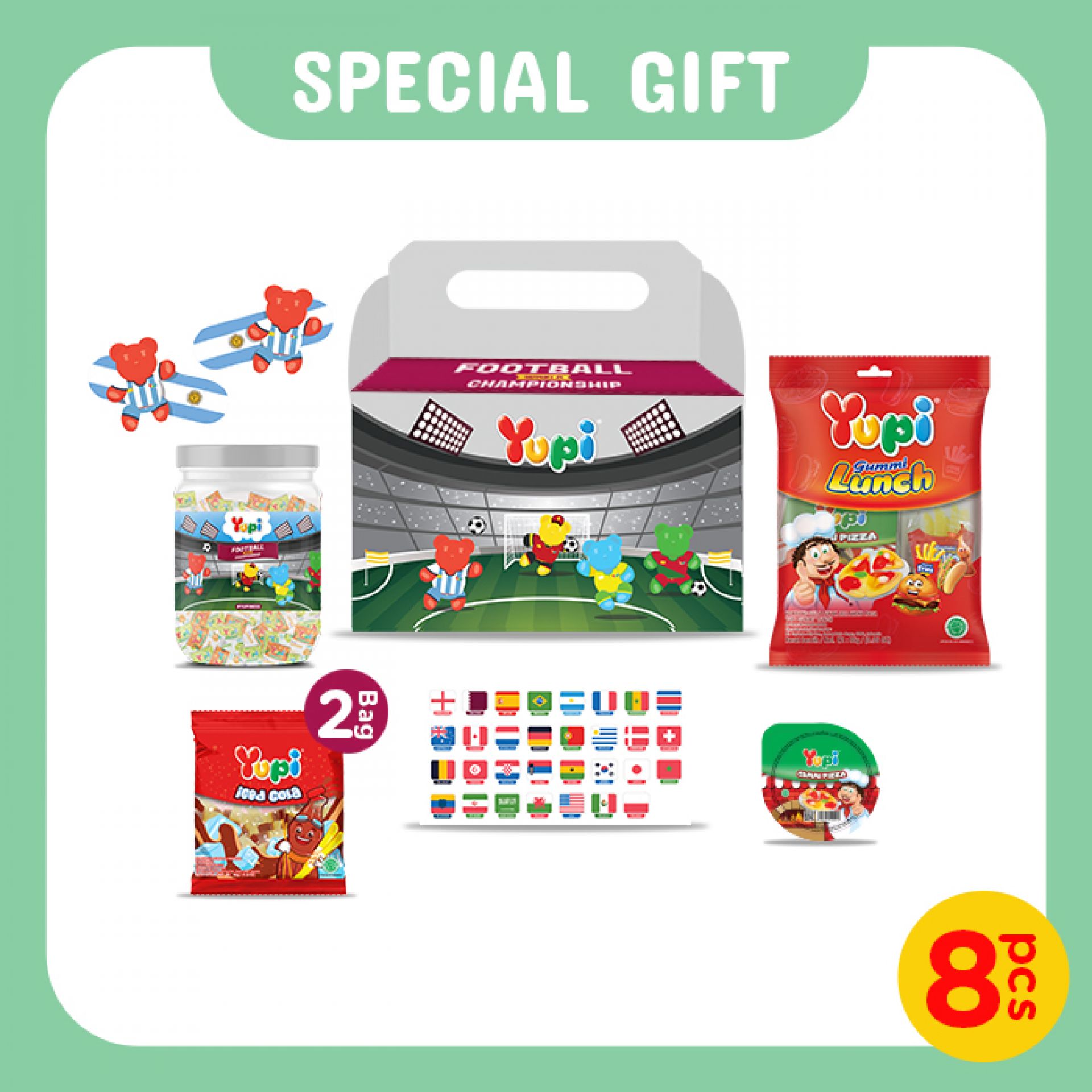 Yupi Special Gift Soccer Limited Edition - Yupi